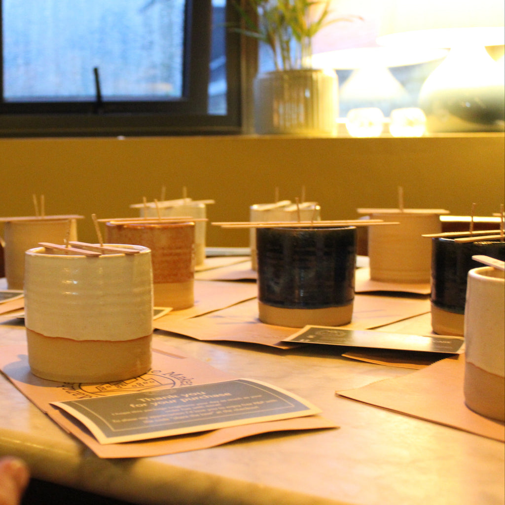A Creative Candle Making Workshop in Saddleworth with Manchester Candle Makers at Blackbird & Wilde