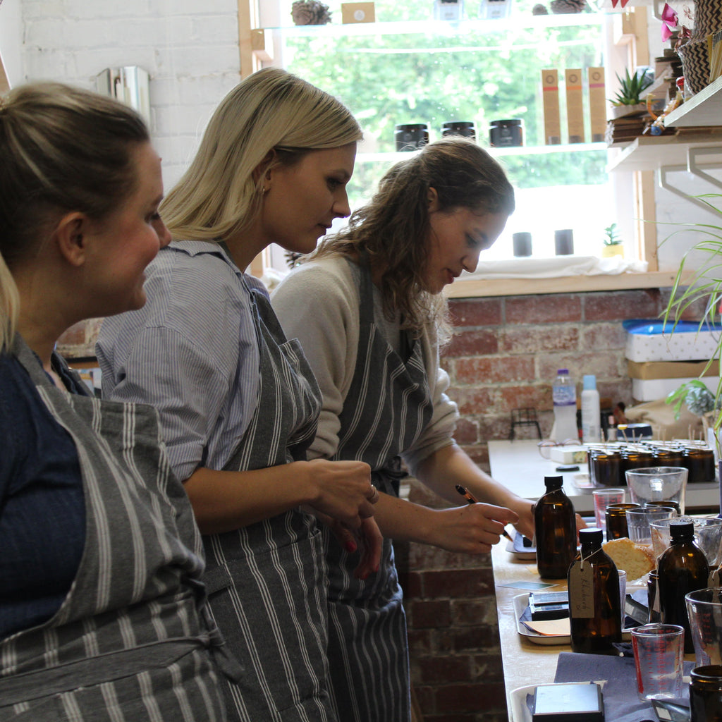 A Creative Candle Making Workshop in Saddleworth with Manchester Candle Makers at Blackbird & Wilde