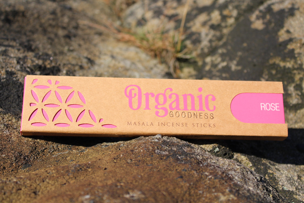 Organic Rose Incense Sticks