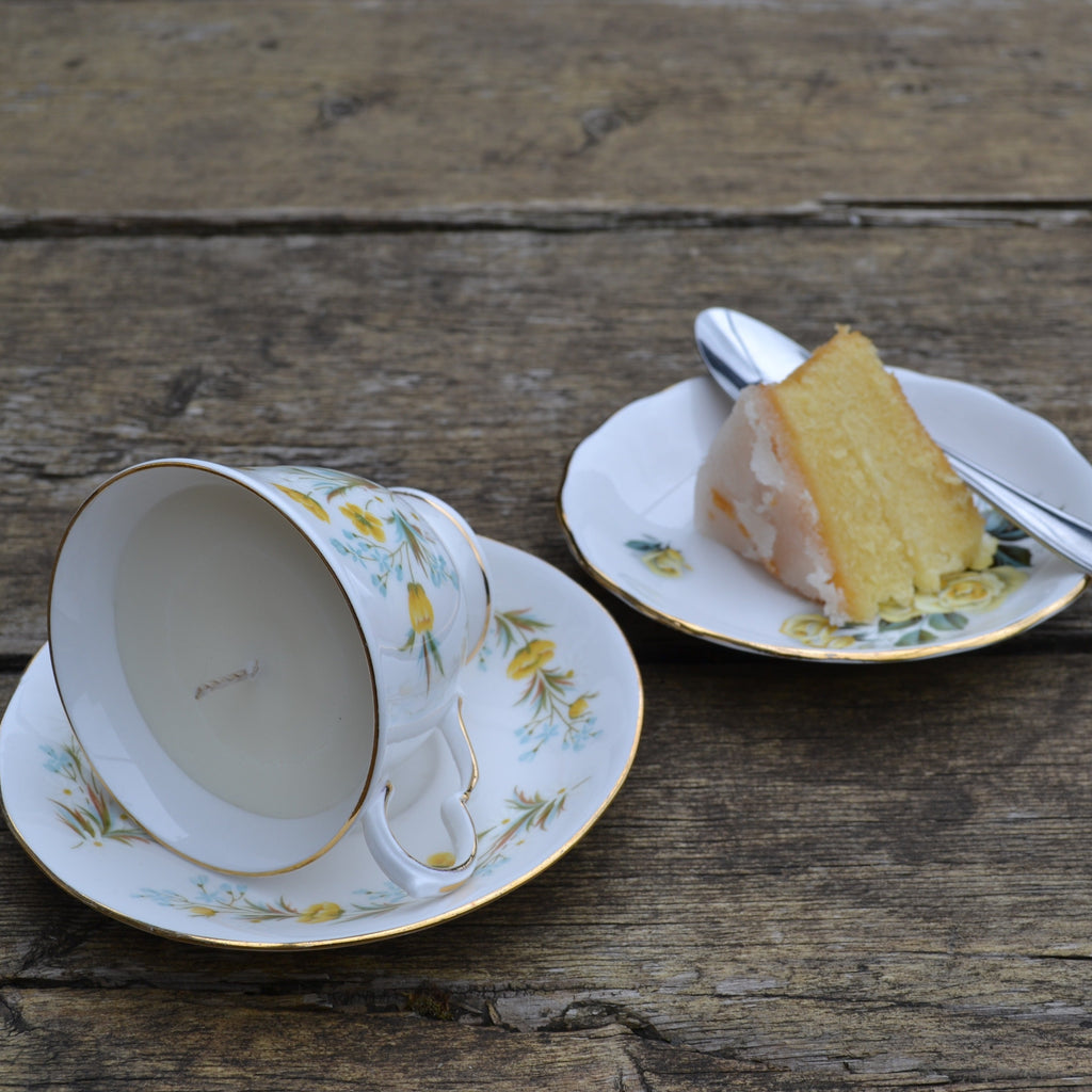 Vintage China Teacup Gift Candle